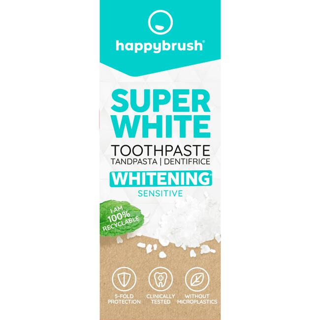 happybrush Superwhite+ Protect Tandpasta