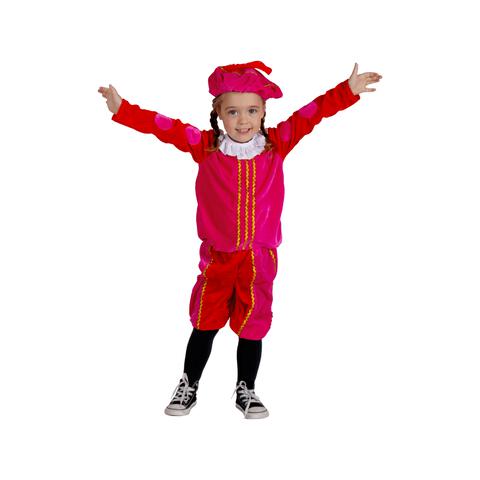 Pietenpak Roze Rood 116 - 128 cm