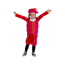Pietenpak Roze Rood 116 - 128 cm