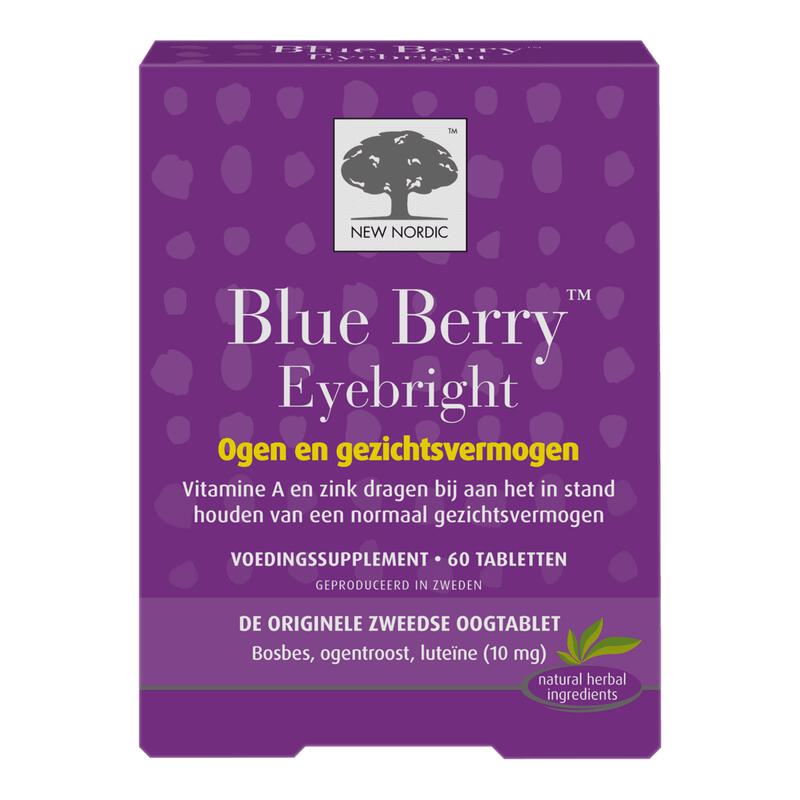 New Nordic Blue Berry Eyebright Tabletten 60 stuks