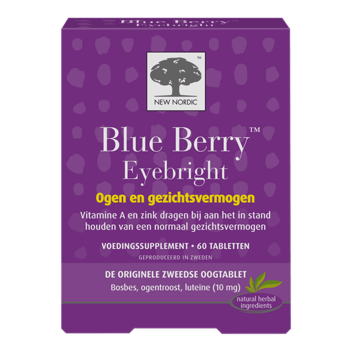 New Nordic Blue Berry Eyebright Tabletten 60 stuks