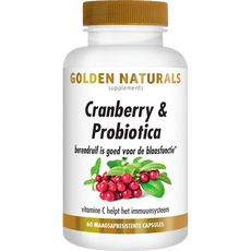 Golden Naturals Cranberry & Microbiotica Capsules 60 stuks