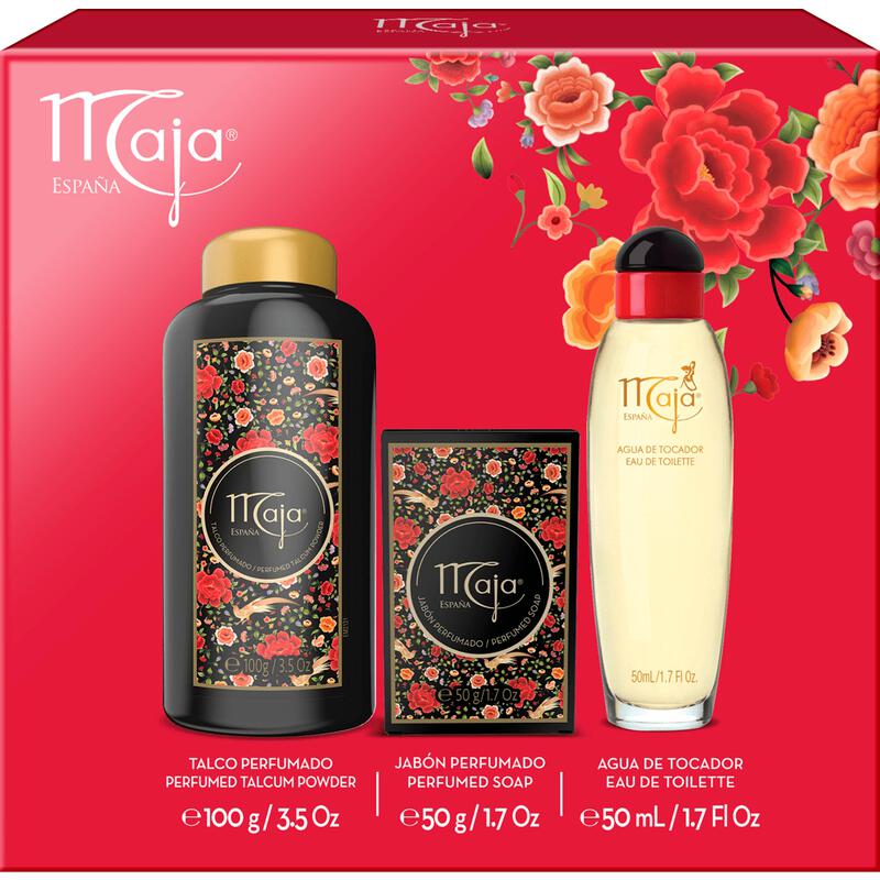 Maja Giftset Eau de Toilette, Talkpoeder, Zeep