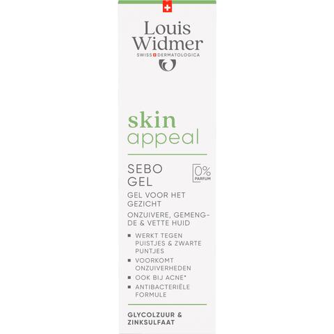 Louis Widmer Skinappeal Sebo Gel Zonder Parfum 30 ML