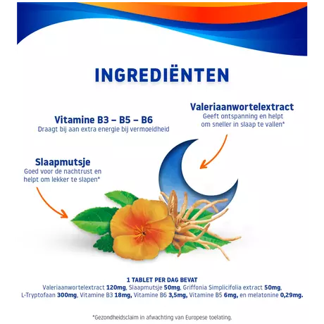 Valdispert Slaap & Nacht Tabletten 30 stuks