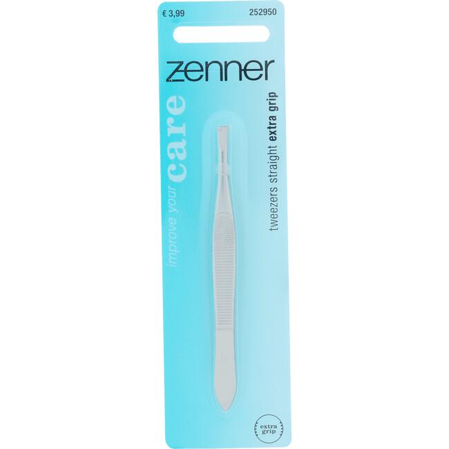 Zenner Pincet Recht Zilver