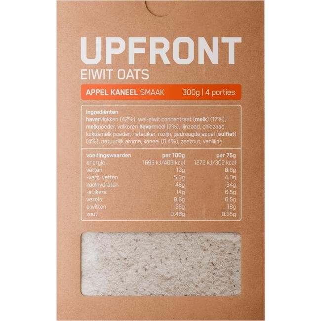 Upfront eiwit oats appel/kaneel