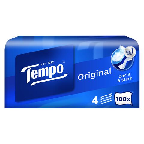 Tempo Original Box 4-Laags Zakdoekjes 100 stuks