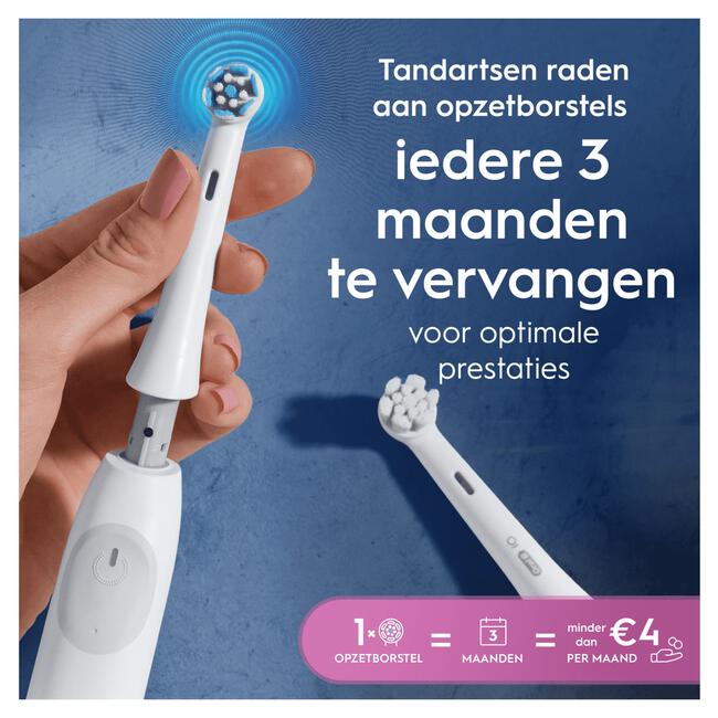 Oral-B iO Gentle Care XXL Wit Opzetborstels - 6 Stuks