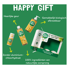 Happy Earth Giftset Jasmine Ho Wood Deo, Douchegel, Handzeep