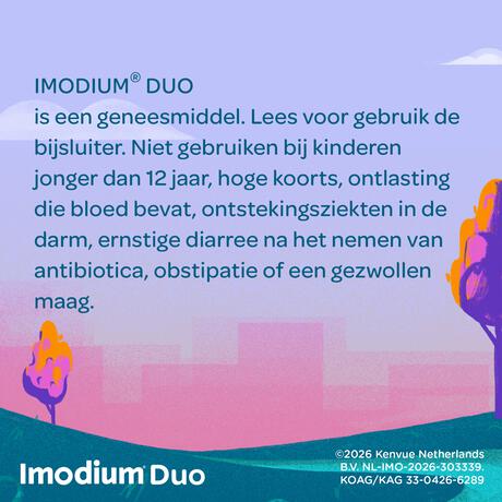 Imodium Duo 6 stuks
