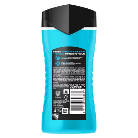 AXE Ice Chill 3-in-1 Douchegel 250 ML