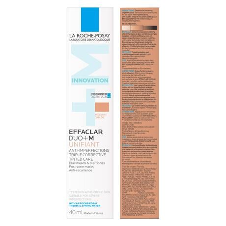 La Roche-Posay Effaclar DUO +M Unifiant Medium Crème 40 ML