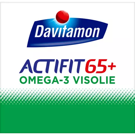Davitamon Actifit 65+ Omega-3 Visolie Capsules 80 stuks
