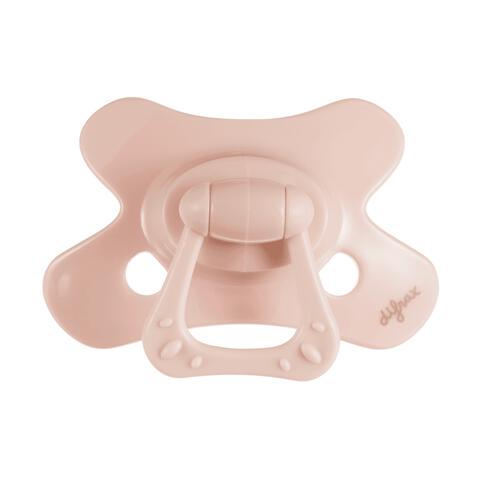 Difrax Fopspeen Natural 6 Maanden Roze/Uni BPA-vrij