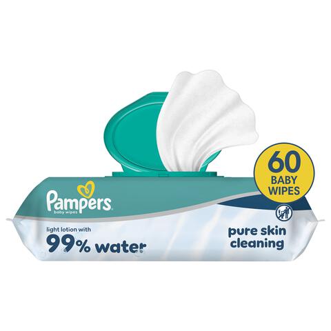 Pampers 99% Water Billendoekjes 60 stuks