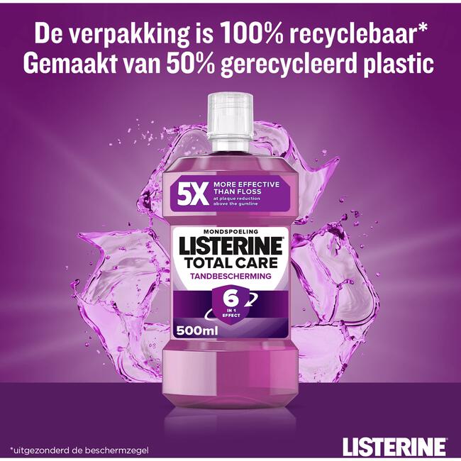 Listerine® Total Care Teeth Protection Mondspoeling 500 ML