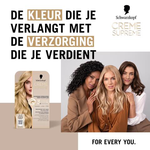 Schwarzkopf Creme Supreme Haarkleuring 9-0 Natuurlijk Lichtblond