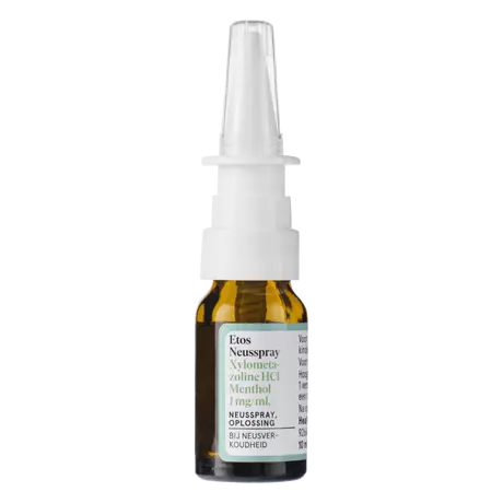 Etos Neusspray Xylometazoline HCl Menthol 1 MG/ 10ML