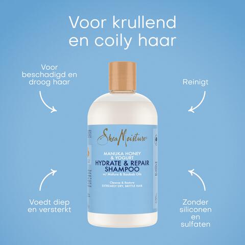 Shea Moisture Manuka Honey Yoghurt Shampoo 384 ML