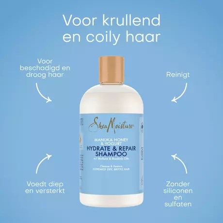 Shea Moisture Manuka Honey Yoghurt Shampoo 384 ML