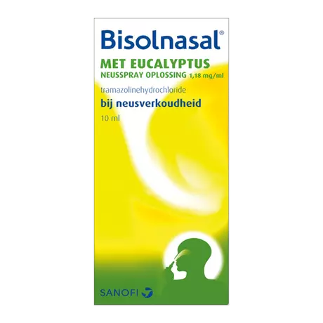 Bisolnasal Neusspray Oplossing Bij Neusverkoudheid Met Eucalyptus 10 ML