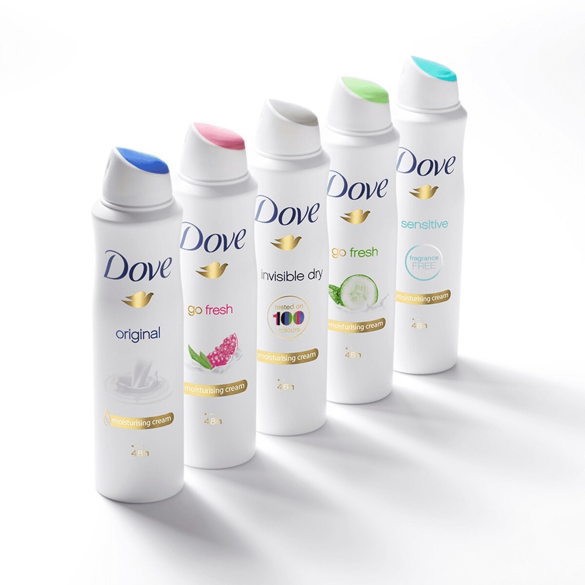 Dove Go Fresh Cucumber AntiTranspirant Spray 150 ML 150 ML Etos