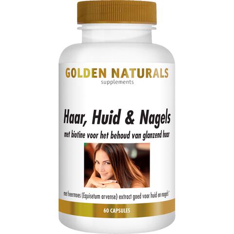 Golden Naturals Haar Huid & Nagels Capsules 60 stuks