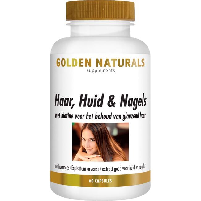 Golden Naturals Haar Huid & Nagels Capsules 60 stuks