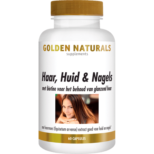 Golden Naturals Haar Huid & Nagels Capsules 60 stuks