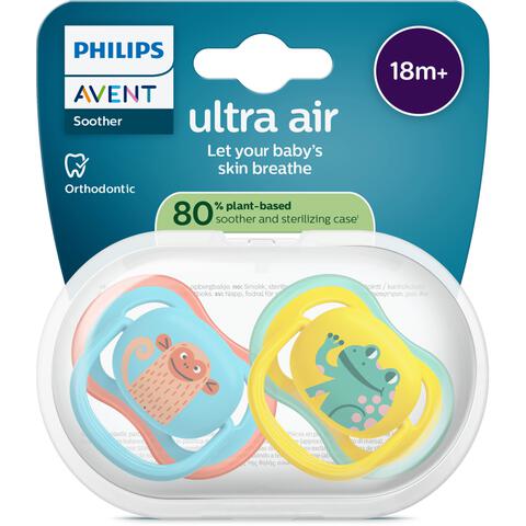 Philips Avent Fopspeen Ultra Air Day 18M+ Double Pack, mixed - SCF349/49