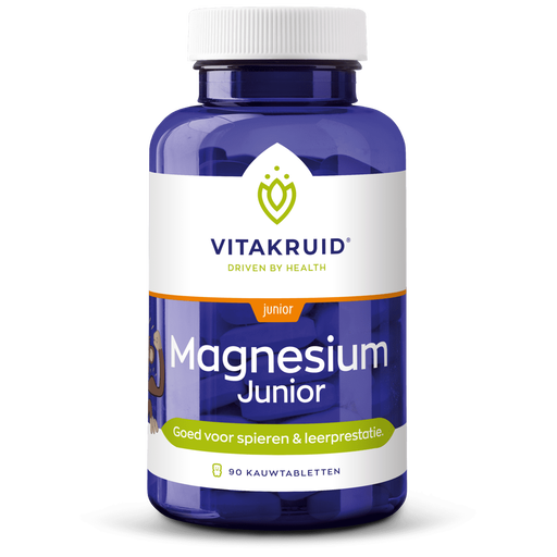 Vitakruid Magnesium Junior Kauwtabletten 90 stuks