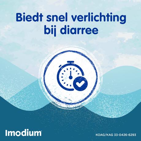 Imodium Loperamid Bij Diarree 2 MG Capsules 12 stuks