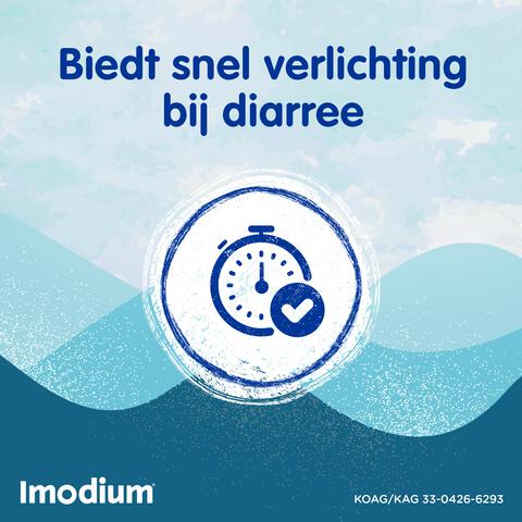 Imodium Loperamid Bij Diarree 2 MG Capsules 12 stuks