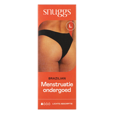 Snuggs Brazilian Light Menstruatie Ondergoed Maat L