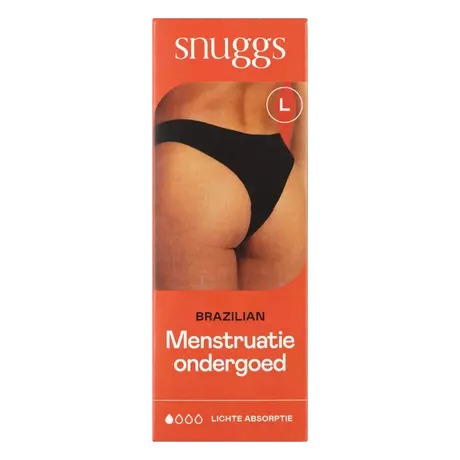 Snuggs Brazilian Light Menstruatie Ondergoed Maat L