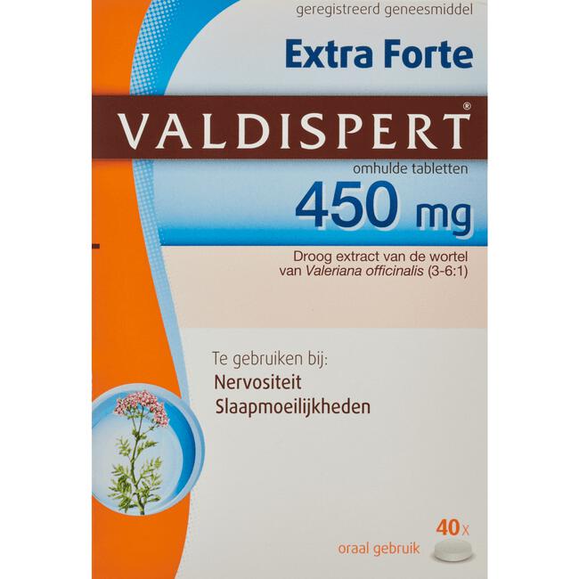 Valdispert Extra Forte 450 mg 40 tabletten