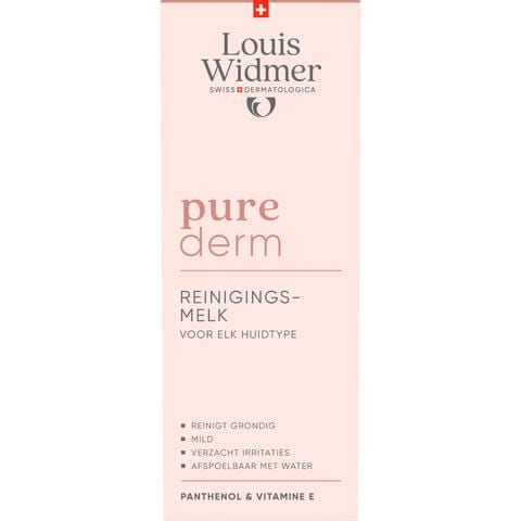 Louis Widmer Purederm Reinigingsmelk Licht Geparfumeerd 200 ML
