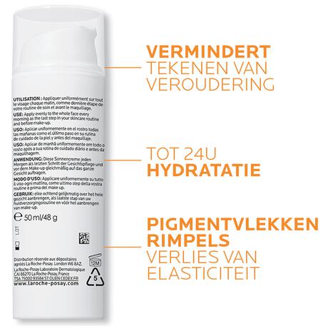La Roche-Posay Anthelios Age Correct Zonnecrème SPF50 50 ML