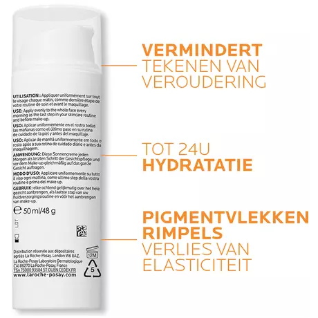 La Roche-Posay Anthelios Age Correct Zonnecrème SPF50 50 ML