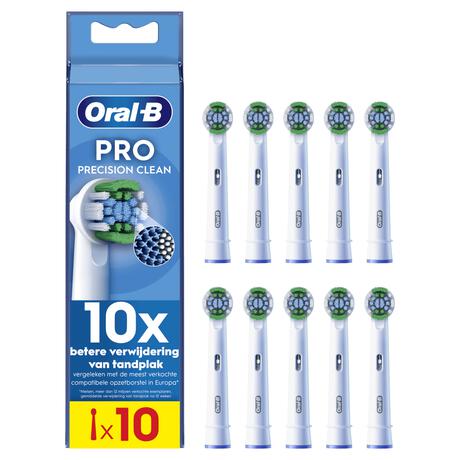 Oral-B Precision Clean Opzetborstels Wit - 10 Stuks