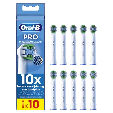 Oral-B Precision Clean Opzetborstels Wit 10 stuks