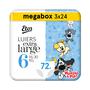 Etos Woezel & Pip Luiers XL Megabox Maat 6 16-30 kg 72 stuks