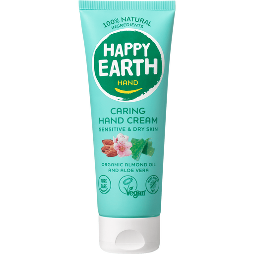 Happy Earth 100% Natuurlijke Caring Handcrème 75 ML
