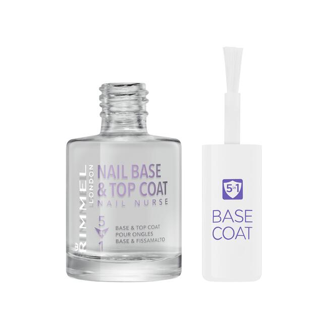 Rimmel London Nail Nurse Base & Top Coat Nagellak 000 Transparent 12 ML