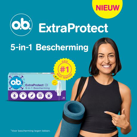 O.B. Extra Protect Super Tampons 16 Stuks