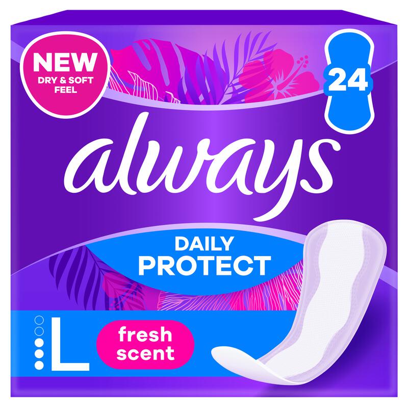 Always Inlegkruisjes Daily Protect Fresh Scent Long 24 stuks