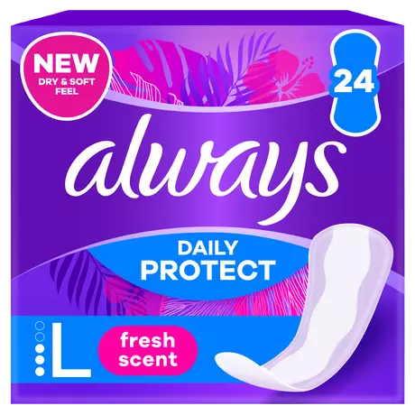 Always Inlegkruisjes Daily Protect Fresh Scent Long 24 stuks