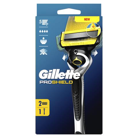 Gillette ProShield Scheersysteem Met 2 Navulmesjes