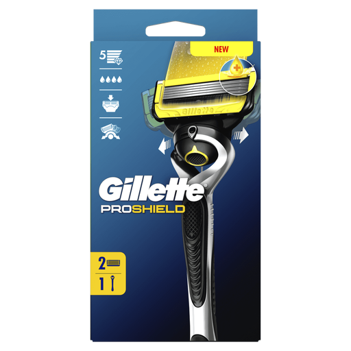 Gillette ProShield Scheersysteem Met 2 Navulmesjes